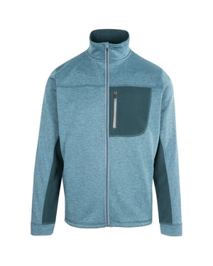 Trespass Heren Radnage Marl AT200 Fleecejack (Blauw/Grijs)