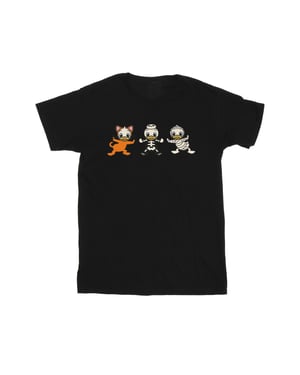 Disney Jongens Duck Tales Halloween Kostuum T-shirt (Zwart)