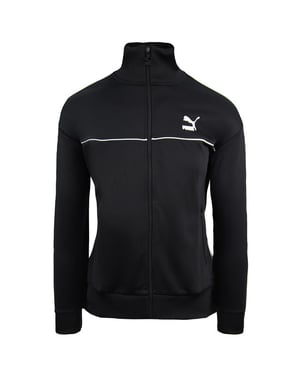 Puma Zip Up Track Jacket Long Sleeve Black Womens Track Top 595943 01