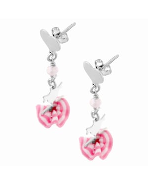 Orphelia 'Cute' Kinder 925 Sterling Zilveren Dangle Oorbellen - Zilver ZO-7133