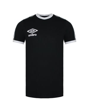 Umbro Ringer Mens Black/White T-Shirt