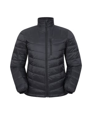 Mountain Warehouse Heren Trail Extreme donsjack (Jet Zwart)