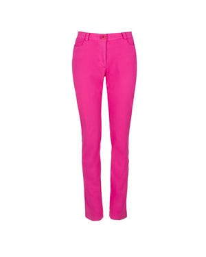 Fuchsia Tie Dye Long Fitted Pants