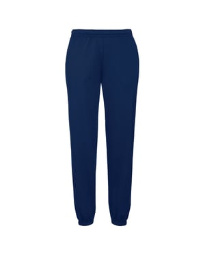 Fruit Of The Loom Heren Elastische Manchet Trainingsbroek / Joggingbroek (Marine)