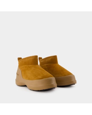 Moon Boot Luna Lage Laarzen - - Suède - Bruin