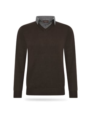 Cappuccino Italia Mock pullover