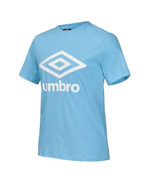 Umbro T-shirt med stor logotyp för herrar, himmelsblå