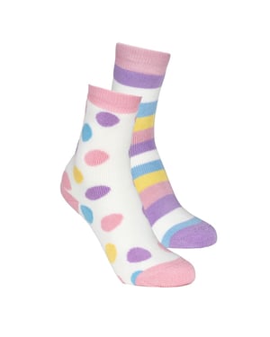 Trespass Frolic Sloffen voor Kinderen/Kinderen (Set van 4) (Roze)