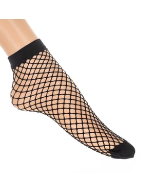 Pack-2 Women's Resistant Large Mesh Short Socks 0508-CITY