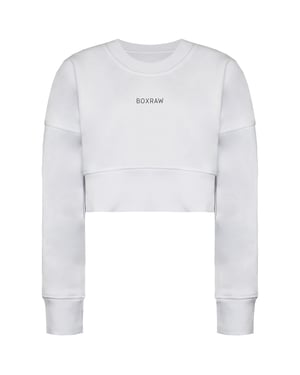 BoxRaw Johnson Womens Wit Cropped Sweatshirt
