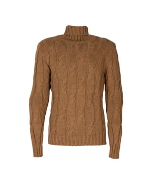 Xagon Man Pullover Turtleneck Herr Beige