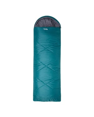 Mountain Warehouse Unisex Vuxen Summit 250 Left Zip Square Vintersovsäck (Petrol)