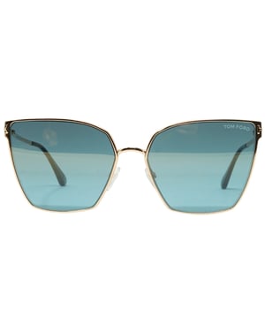 Tom Ford Helena FT0653 28V gouden zonnebril