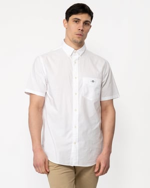 Gant Casual hemd korte mouw poplin ss shirt 3000101/110