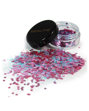 Aquarius Beautz Chunky Glitter 10ml pot with 5-gram Glitter, Fairy