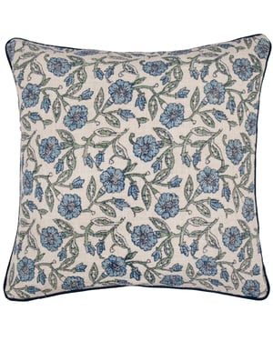 Paoletti Delphine Floral Piped Cushion Cover