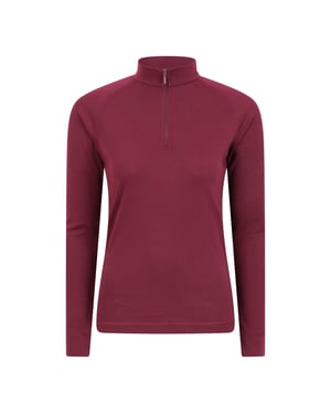 Mountain Warehouse Dames/Dames Talus Zip Neck Thermo met lange mouwen (Roze)