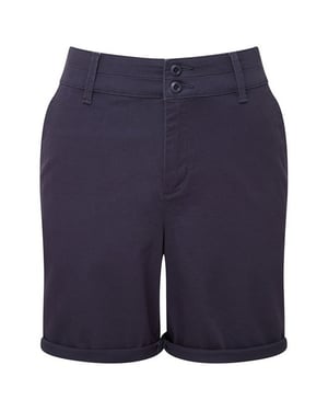 Asquith & Fox Womens/Ladies Chino Lightweight Shorts (Navy)