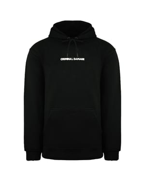 Criminal Damage Worldwide Mens Svart Hoodie