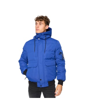Crosshatch Heren Milwaka Bomber Jacket (Blauw)