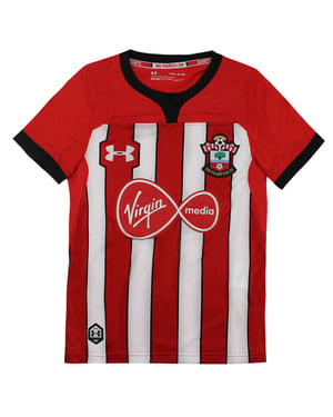 Under Armour Southampton FC Short Sleeve Kids White Red Football Top 1315409 602