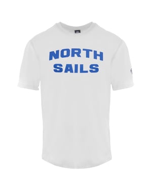 North Sails Block Brand Logo White T-Shirt