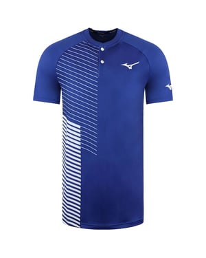 Mizuno tryckt dam blå topp