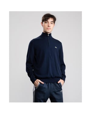 Lacoste Half Zip Logo Mens Sweatshirt