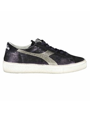 Diadora Montecarlo Glitter Vuil Dames Navy Sneakers