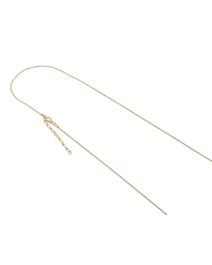 Orphelia Dames 925 Sterling Zilveren Ketting zonder Hanger - Goud ZK-2727/2