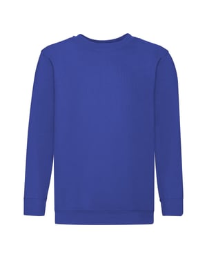Fruit of the Loom Barn/Kids Premium Set-in Sweatshirt (Kunglig blå)