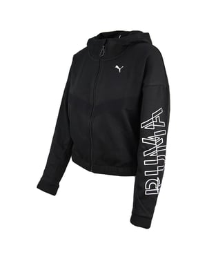 Puma Zip Up Vrouwen Zwarte Hoodie