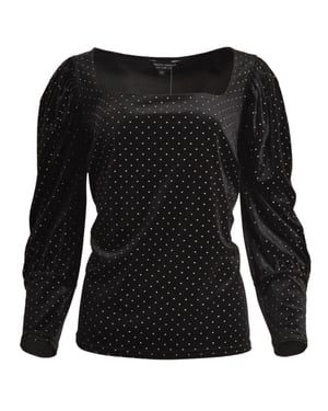 Velvet Bead Spot Top