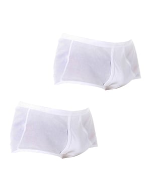 Pack of 2 classic briefs with side opening, model AS02335 for men.