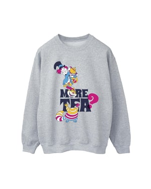 Disney Dames/Dames Alice In Wonderland Meer Thee Sweatshirt (Sportgrijs)
