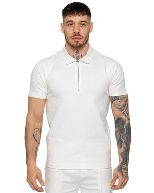 Enzo | Heren Polo Shirt met Rits