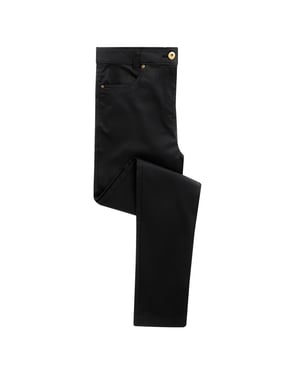 Premier Vrouwen/dames Performance Chino Jeans (Zwart)