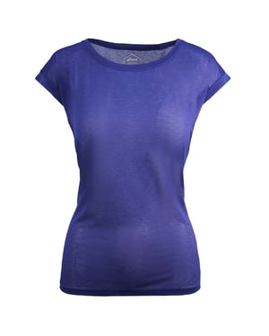 Asics Layering Womens Blue T-Shirt