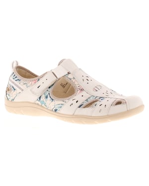 Free Spirit Womens Sandals Walking Cleveland Touch Fastening Off-white