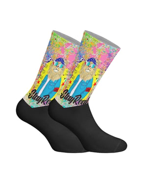 Unisex Elastiska tryckta långstrumpor