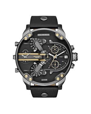 Diesel Mr. Daddy 2.0 Multifunctioneel Zwart Leer