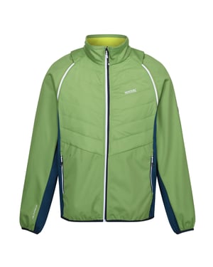 Regatta Mens Steren II Softshell Hybrid Jacket (Piquant Green/Moroccan Blue/Citron Lime)