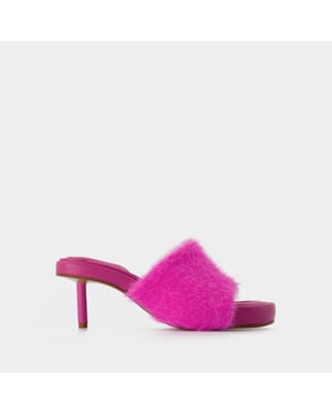 Argilla Mules i rosa polyamid