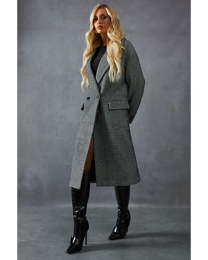 Wool Look Textured Coat