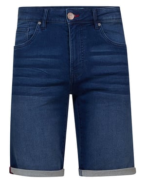 Petrol Industries - Heren Jackson Denim Short - Blauw