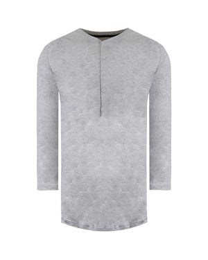 Under Armour Recovery Sleepwear Mens Grey Henley Top