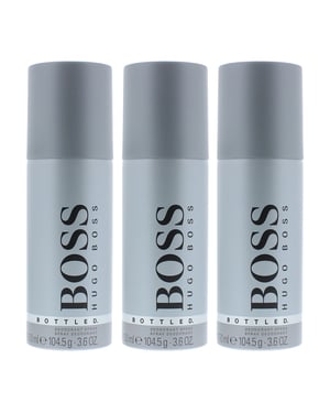 Hugo Boss Bottled Deodorant Spray 150ml x 3