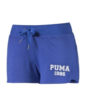 Puma Style Athletic Dam Dazzling Blue Sport Short Shorts 836403 31 RW22