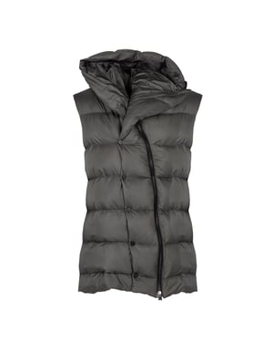 La Haine Inside Us Vest Down Vest Unisex Dam Grå