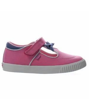 Kickers Tovni T-Bow Bumper Kids Pink Plimsolls